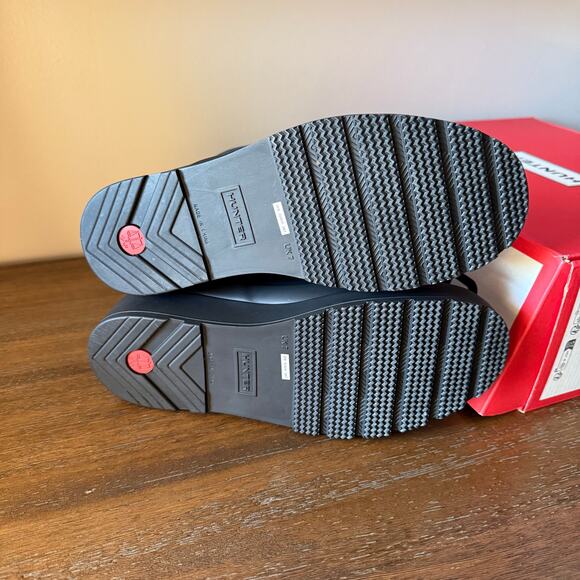 Hunter Woman’s Original Black Play Short Rain Boots- Size 9M - Picture 7 of 8